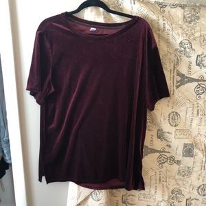 OLDNAVY velvet top